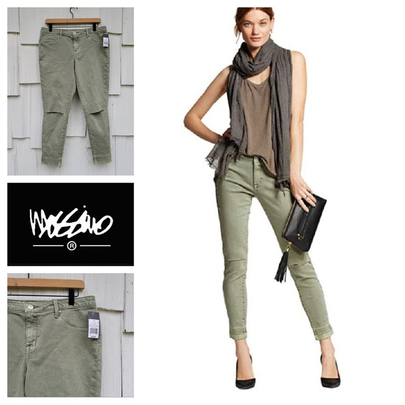 Mossimo Supply Co Olive Mid Rise Jegging 12 - Picture 1 of 8